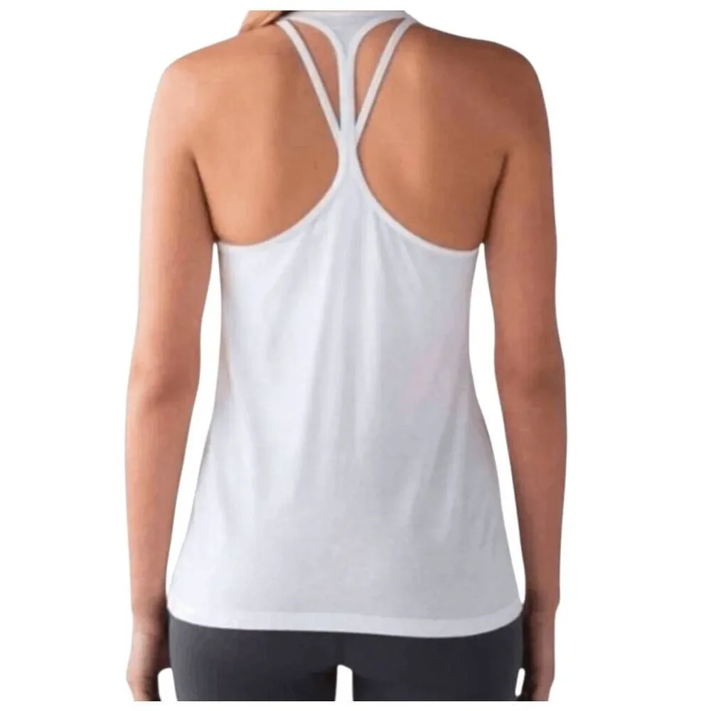 LULULEMON ATHLETICA Trapeze Racerback Tank Size 4